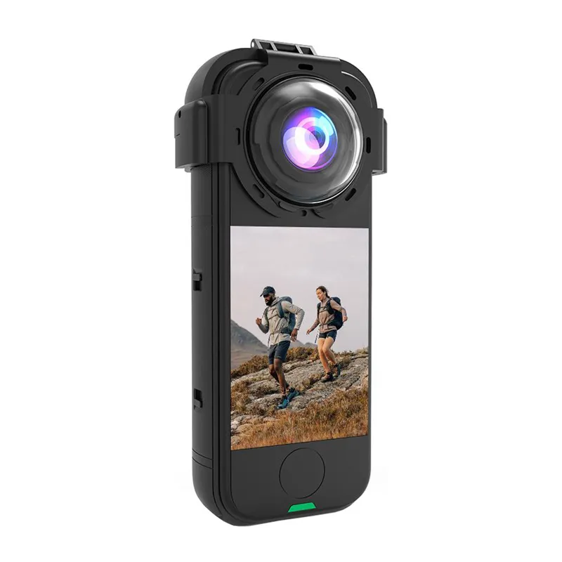 Lens protective case with tempered glass Puluz for Insta360 X4 Air